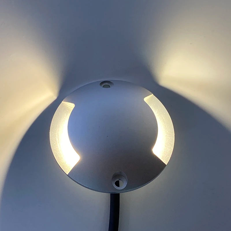 DC 12V 1W Ultra-Thin LED Outdoor Ground Step Light IP67 Waterproof OSRAM SMD2835