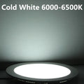 Dimmable Round LED Recessed Panel Downlight 3W 4W 6W 9W 12W 15W 25W SMD2835 85-265V