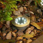 Solar LED Ground Light IP65 Waterproof Aviation Aluminum 5W Auto Dusk-to-Dawn Garden Path