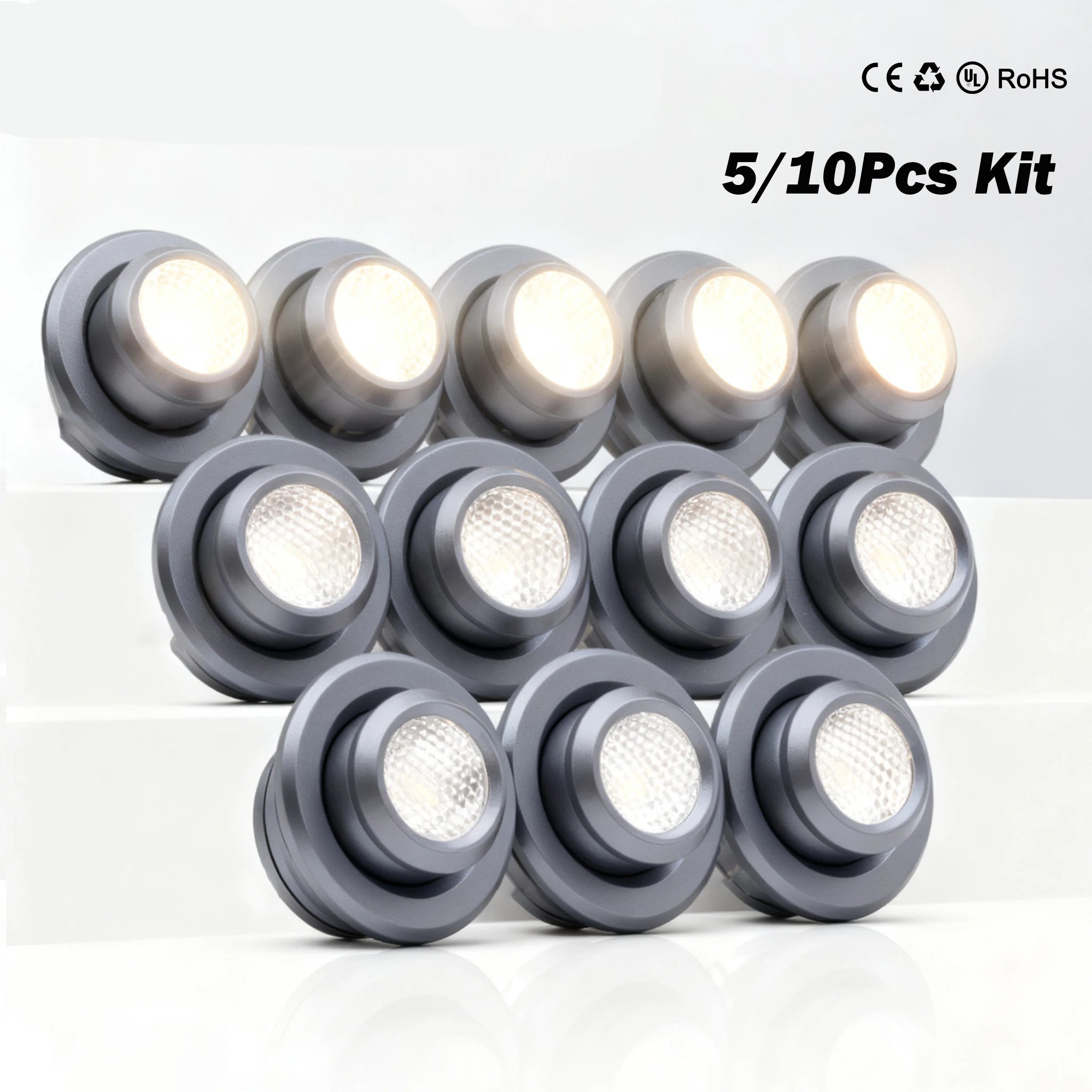 1W DC 12V Mini LED Spotlight 100lm 30° 45° 60° IP42 Warm Natural Cool White Cabinet 1-10 Pack