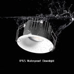 LED Recessed Downlight Epistar CRI 98+ 110lm/W 3-Beam 24-36-55° Dimmable AC 90-260V 5-Year