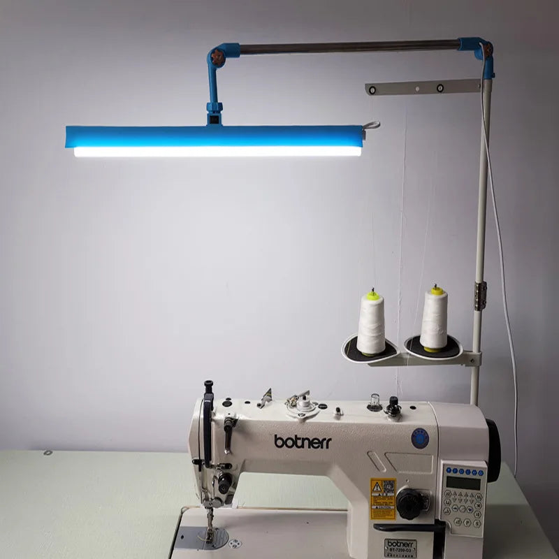 Industrial Sewing Machine LED Light 10W 59cm Thread Stand Mount 360° AC 110-220V No Flicker
