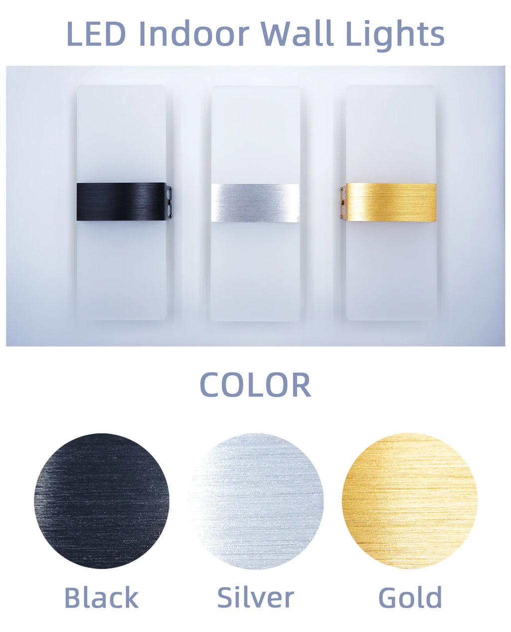 Modern LED Up Down Wall Sconce Lamp