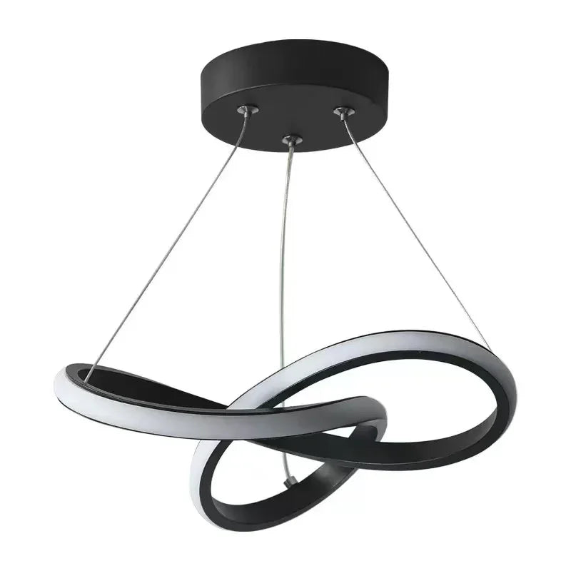 Nordic LED Pendant Light Metal Cord Suspension Dining Room Corridor 90-260V