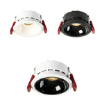 Dimmable Anti-Glare COB LED Recessed Downlight 9W 12W 15W 18W 20W 24W Epistar 85-265V
