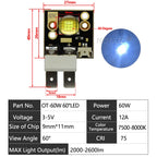 OSRAM High-Power LED Chip 40W 60W 80W 150W 200W 300W 400W Cold White 7000-9000K Copper