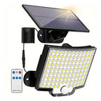 Solar LED Motion Sensor Flood Light 106 LED 3500lm 360 Degree Sensor 5 to 8 Meter Range Remote Control Outdoor Security Wall Lamp