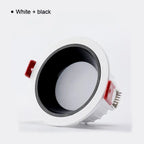 Recessed Anti-Glare LED Downlight 5W 7W 9W 12W 15W 18W 24W 30W Aluminum Dimmable CRI 90 IP42 AC 85-265V Ceiling Spot Driver Included
