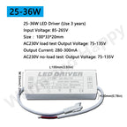 Isolated Constant Current LED Driver 280-300mA 1-3W to 25-36W AC 85-265V Aishi IC OVP