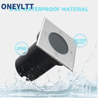 IP67 LED In-Ground Buried Light GU10 AC 85-265V MR16 DC 12V Square Round Stainless Steel