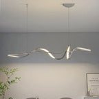 Modern Minimalist Dimmable LED Pendant Light 30W 35W Iron Acrylic White Black AC 90-265V