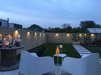 IP65 Waterproof Outdoor LED Wall Light 5W Aluminum Black 85-265V Garden Balcony Sconce