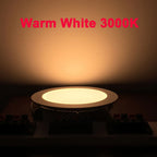 Ultra-Thin Dimmable Round LED Recessed Downlight 3W 6W 9W 12W 18W AC 85-265V External Driver