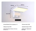 IP65 LED Outdoor Wall Light 18W Warm White Foldable Aluminum Sensor AC 85-265V Garden Courtyard Street Home Decor Wall Lamp
