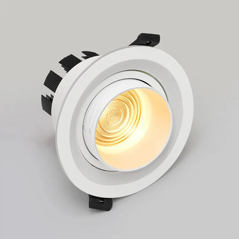 Adjustable Beam COB LED Recessed Downlight Spotlight