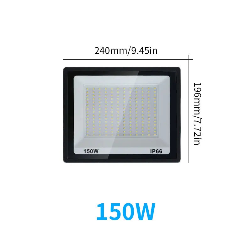 LED Flood Light 10W 20W 30W 50W 100W 150W 200W 300W IP66 120° AC 110-130V 175-265V UL CE