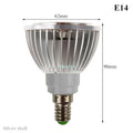 PAR20 COB LED Spotlight 3W 5W 7W E27 GU10 B22 E14 CRI 72+ 120° AC 85-265V Black Silver
