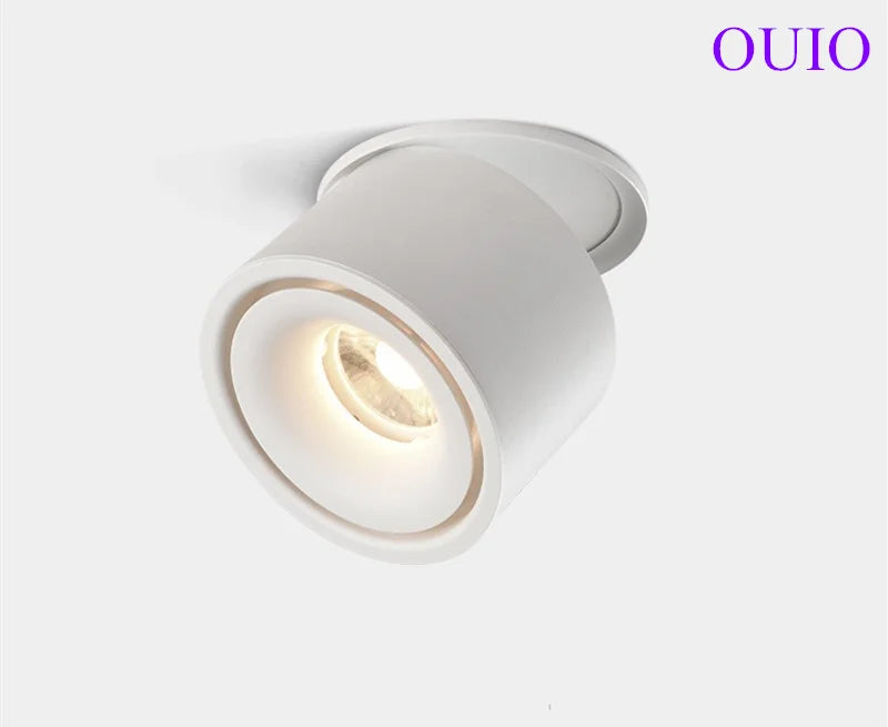 Dimmable COB LED Recessed Downlight 10W 15W 20W Epistar 24-Degree CRI 85+ 85-265V