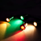 Mini IP68 LED Underwater Spotlight Stainless Steel DC 12-24V RGB 7-Color Auto Pool Garden