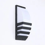 IP65 LED Outdoor Wall Lamp 6W Aluminum High Transparency Shade Radar Motion Sensor AC 85-265V Porch Exterior Wall Light
