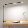 Double-Head Clip LED Desk Lamp 3-Color Mode 10 Dimming Levels Touch Switch AC 90-260V