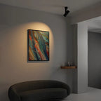 Dimmable Zoomable COB LED Ceiling Spotlight 10 to 55 Degree Adjustable Beam Frosted Aluminum Surface Mounted AC 90-260V
