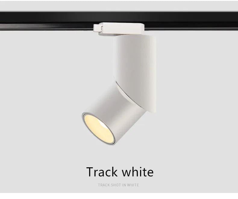 Dimmable Rotating COB LED Ceiling Spotlight 7W 9W 12W 15W CRI 95+ 24° 120lm/W AC 85-265V