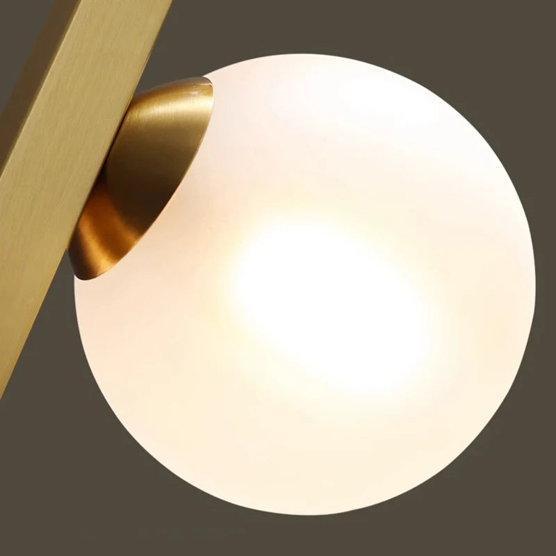 Modern Multi-Head Glass Pendant Chandelier 8 10 12 Heads 72-106W 4-Mode AC 90-240V