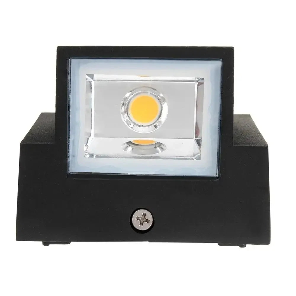 IP65 Waterproof Outdoor LED Wall Light 5W Aluminum Black 85-265V Garden Balcony Sconce