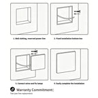 3W LED Recessed Step Light Square Round Black White AC 90-260V Anti-Glare Stair Wall