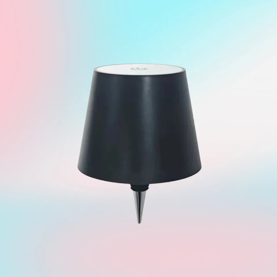 USB Rechargeable Bottle Table Lamp Touch Control 3 Color Temperatures Stepless Dimming ABS 5V Bar Wine Bottle Desk Night Light
