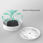 Ultra Thin 3.5cm Anti Glare LED Surface Mounted Downlight 9W Metal Honeycomb Mesh AC 90-260V Warm White Natural White Cool White Black White
