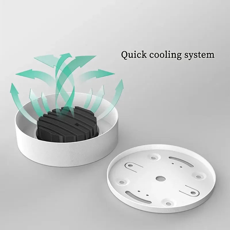 Ultra Thin 3.5cm Anti Glare LED Surface Mounted Downlight 9W Metal Honeycomb Mesh AC 90-260V Warm White Natural White Cool White Black White