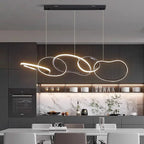 Modern Multi-Head Ironware Acrylic Pendant Chandelier 3-7 Heads 40-120W Dimmable AC 90-265V