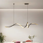 Modern Minimalist Dimmable LED Pendant Light 30W 35W Iron Acrylic White Black AC 90-265V
