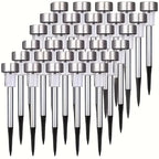 Solar LED Garden Stake Path Light IP65 Waterproof Dusk-to-Dawn Auto Lawn Lamp