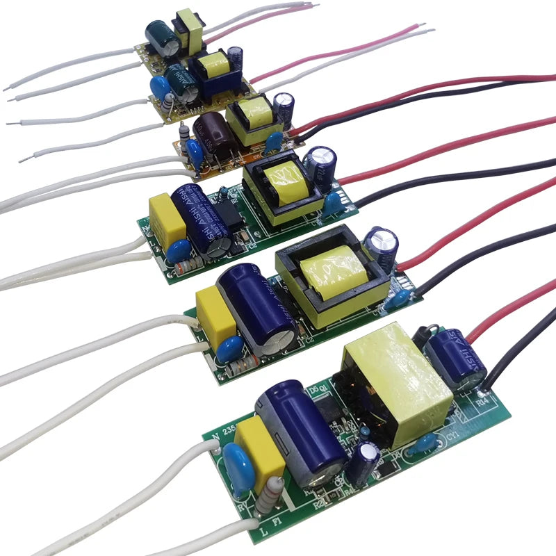 Isolated Constant Current LED Driver 300mA 1-3W 4-7W 8-12W 15-18W 20-24W 25-36W AC 85-265V