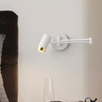 Modern GU10 LED Wall Lamp Iron Aluminum Painted Up and Down 350 Degree Foldable AC 85-260V Bedroom Living Room Bathroom