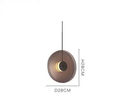 Nordic Minimalist Iron Glass Pendant Light D20 D28 D38cm Matte Black Warm Cool White AC 85-265V