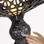Italian Designer Hollowed Acrylic Floor Lamp E27 500x1650mm AC 110-240V White Black Blue