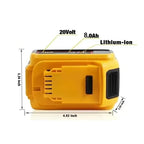 LED Work Light 3 4 5 8 Inch Rotating Cordless 3030 LED Aluminum Dewalt 18V Battery