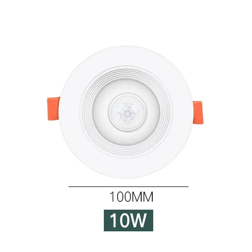 PIR Motion Sensor LED Recessed Downlight 5W 10W 15W 20W SMD 2835 CRI 85 AC 85-265V Auto On Off Corridor Hallway Stair Ceiling Spot