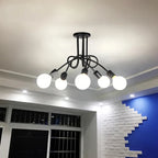 Modern Minimalist Branch Chandelier E26 E27 Iron AC 110-240V Hotel Restaurant Living Room