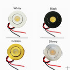 Mini COB LED Recessed Downlight DC 12V 3W 52mm Adjustable Drive Free IP44 Full Aluminum