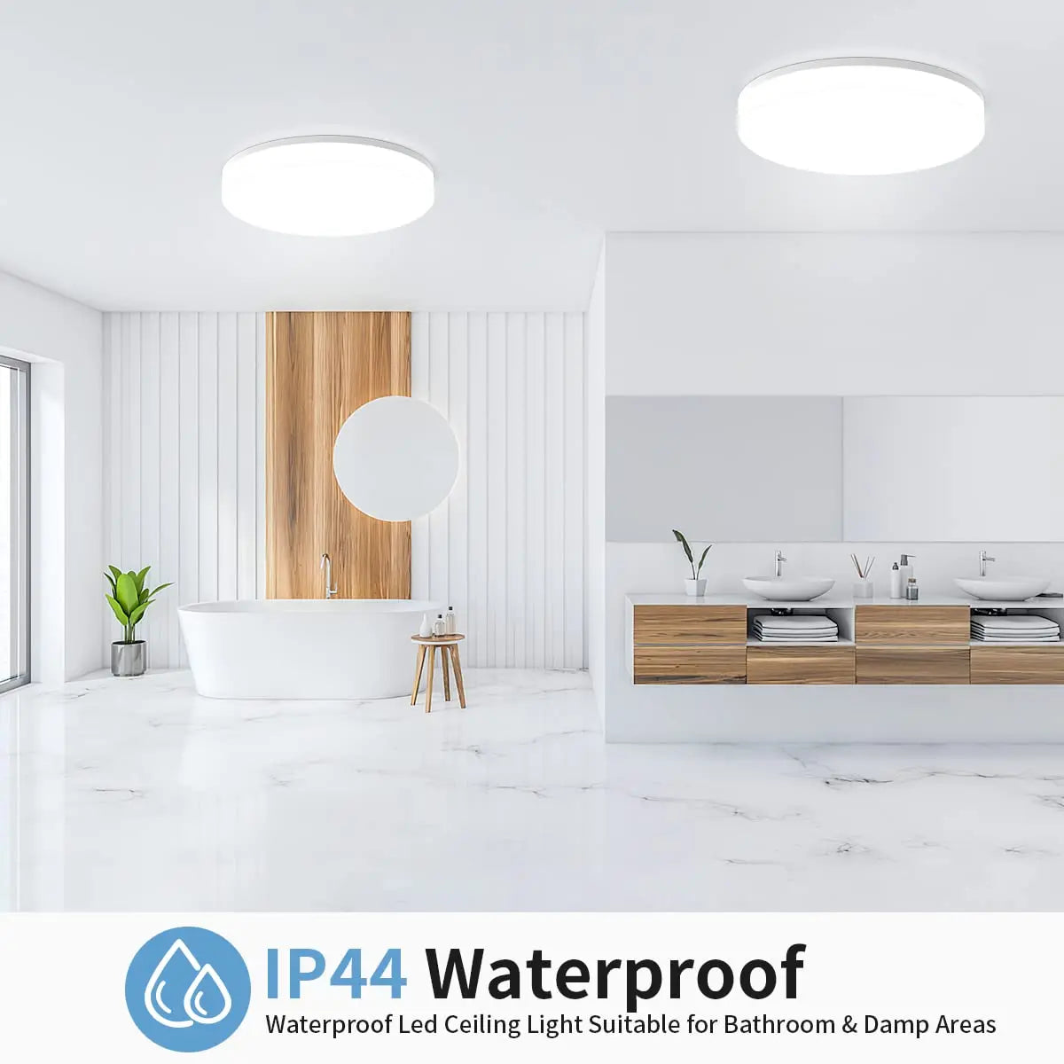 Round LED Ceiling Light Surface Mount 18W 24W 36W 48W Modern Ultra-Thin Indoor