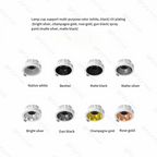Dimmable COB LED Recessed Downlight 5W 7W 10W 12W 15W 20W 30W Selectable Beam 110-220V