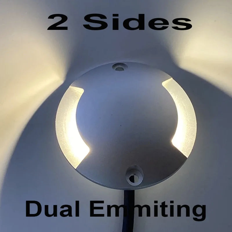DC 12V 24V 1W 2W Ultra-Thin LED Surface Spotlight IP67 OSRAM PWM Dimmable D70mm 14mm