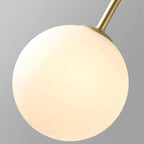 Nordic Minimalist G9 Pendant Chandelier Iron Frosted Glass Black Gold Red 90-260V