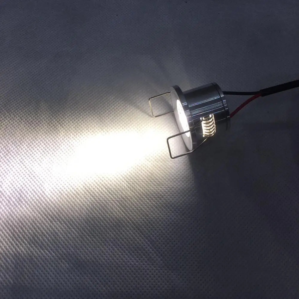 6-Pack 1W 3W Mini LED Recessed Downlight D31mm 28mm Cutout 15° 130lm/W Dimmable AC 95-265V