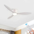 IRALAN DC Motor Ceiling Fan with LED 3-CCT 6-Speed Reversible Remote 42 52 Inch AC 90-220V
